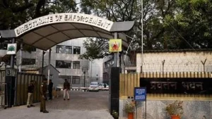 The Enforcement Directorate (ED) conducted a search on Thursday at the home of Congress leader Ram Gopal