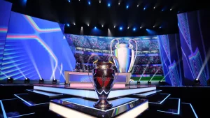 The UEFA Champions League draw is underway in Monaco on Thursday — UEFA Champions League Draw
