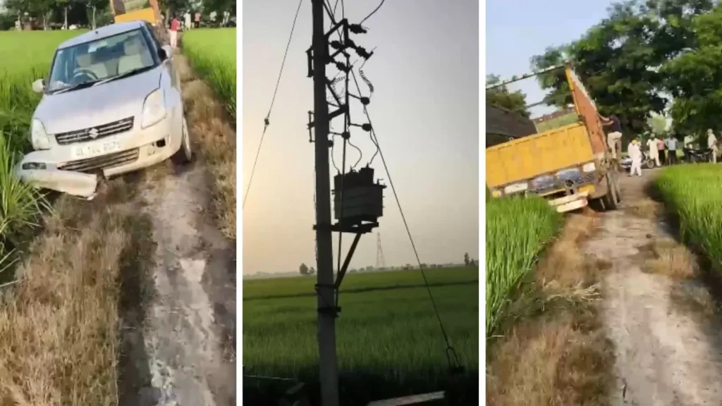 A transformer theft plan in Punjab's Moga ran into an obstacle: the mud