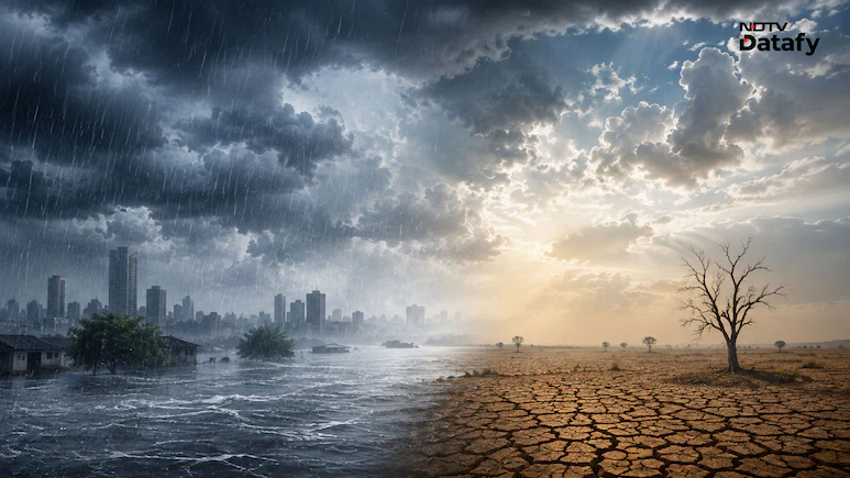 Uneven Monsoon Distribution Hides Severe Regional Rain Deficits In India