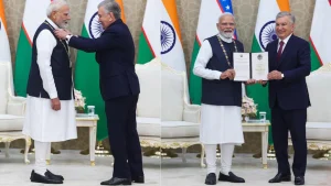 PM Modi Conferred With Uzbekistan's Highest Honour For Foreign Leaders