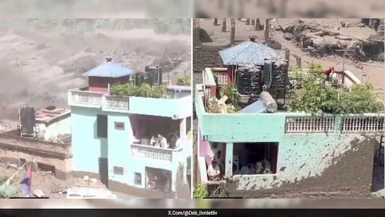 Miraculously, both the family and the house survived the flash flood