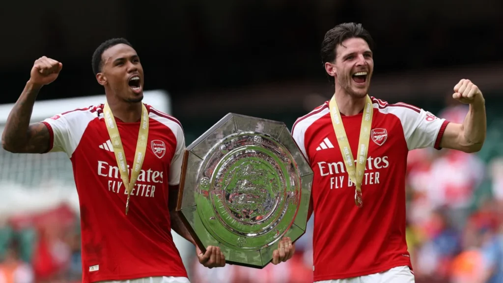 Arsenal powered to a 3-0 victory against Manchester City in the Community Shield on Sunday, delivering