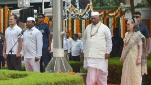 On Sunday, Union home minister Amit Shah said the Vande Mataram song was sung at the Red Fort and all