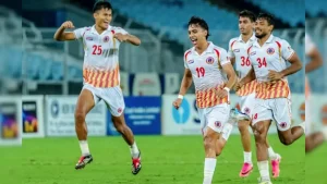 East Bengal held their nerve in a penalty shootout to beat a resolute SC Delhi 5-3 after a goalless