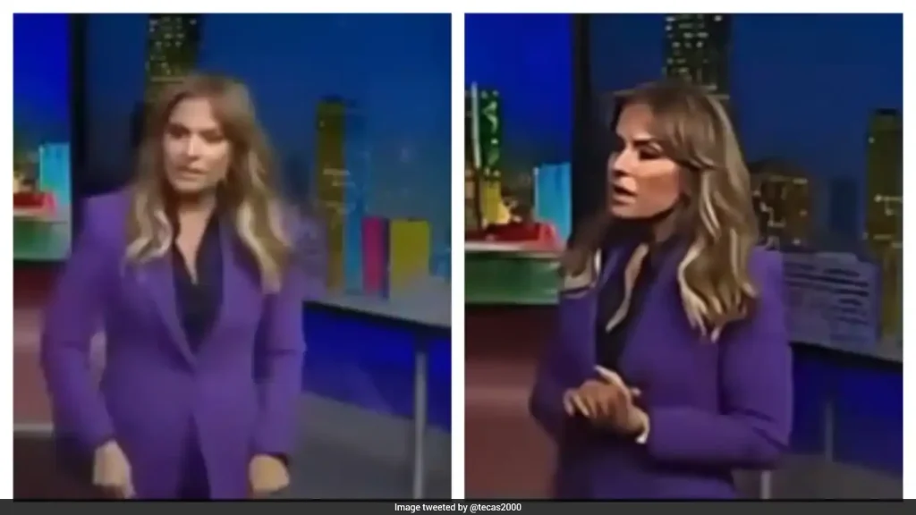 A fired Detroit TV news anchor was caught on video in a heated newsroom confrontation with a colleague