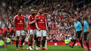 Bruno Fernandes starred with a hat-trick in Manchester United's 5-2 rout of Ipswich, while