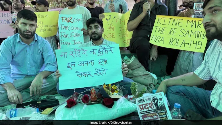 This is at the backdrop of continuing protests by foreign medical graduates over the June 2026