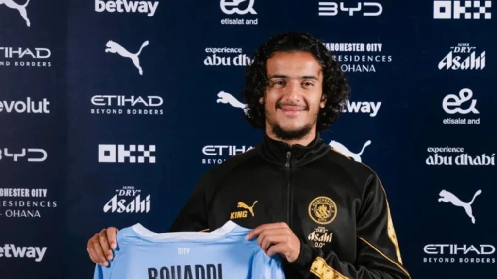 Manchester City have signed teenage Morocco midfielder Ayyoub Bouaddi from Lille in a five-year