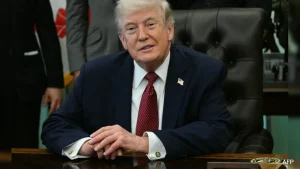 President Donald Trump downplayed reports about conditions on the USS Abraham Lincoln to reporters