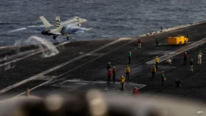 President Donald Trump confirmed on Friday that a US aircraft carrier deployed against Iran will soon