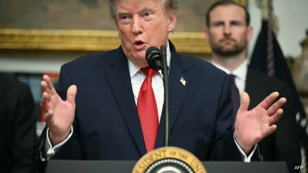 US President Donald Trump said Wednesday he was launching a major new campaign to target Iran's economy