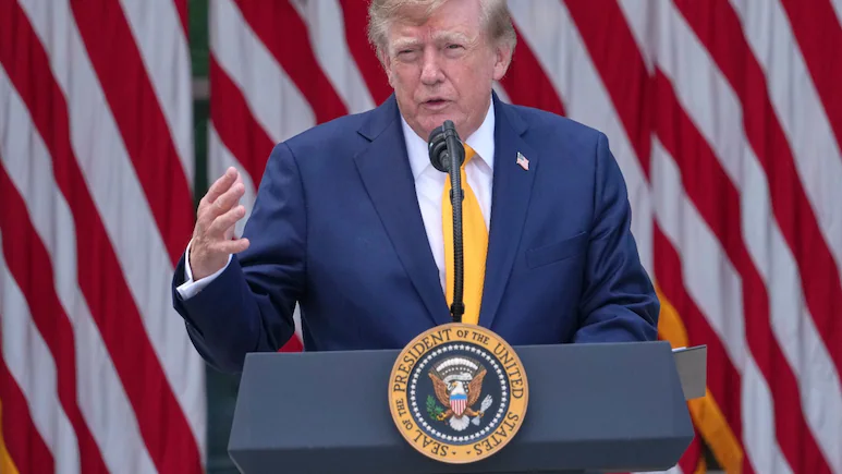 President Donald Trump on Friday said the US has entered an agreement with Venezuela to take