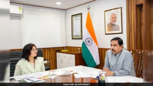 Union Minister Prahlad Joshi convened a meeting with senior officials from the Department