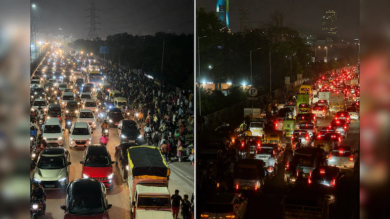 Ahead of Raksha Bandhan on August 27, people from Delhi and Noida headed to their hometowns