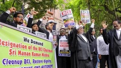 Manan Mishra represents 25 lakh lawyers; he will not step down simply,” he was quoted as saying by ANI