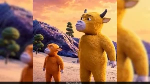A low-budget Chinese animated film has become an unlikely box-office success after its poor graphics