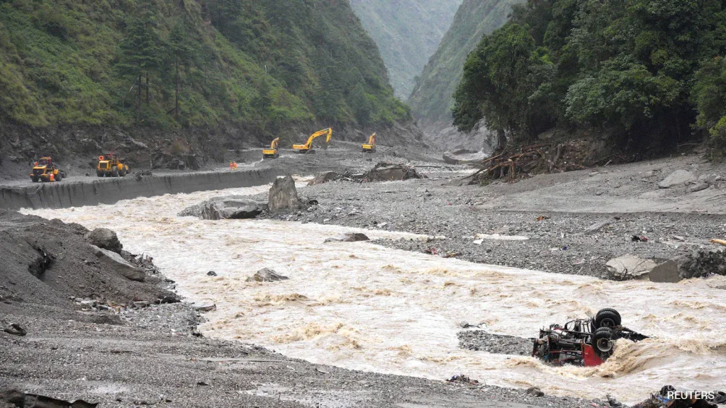 Nepal has been reeling under the impact of devastating flash floods along the country's border