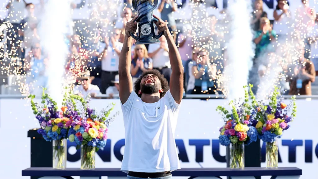 Arthur Fils surged past Frances Tiafoe 6-3, 1-6, 6-0 to victory his first ATP Masters 1000 title