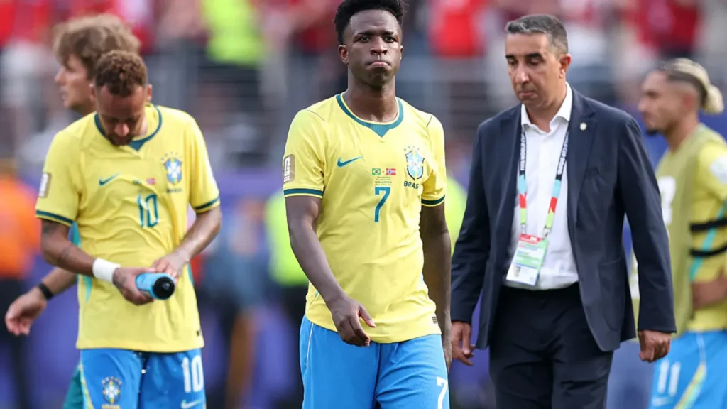 Seeing the Brazil national football team and their star players line up against the Blue Tigers on home