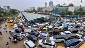 Heavy rainfall has struck the National Capital Region (NCR), leading to significant waterlogging