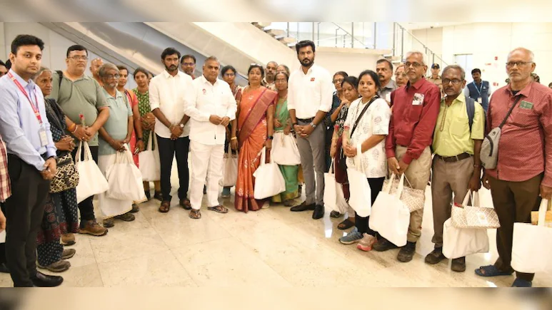 For 21 pilgrims from Tamil Nadu, returning home on Friday was nothing short of a second birth