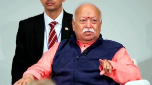 Mohan Bhagwat, the chief of the Rashtriya Swayamsevak Sangh (RSS), addressed the Indian