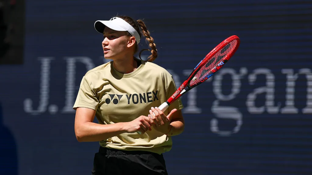 Rybakina said fear of aggravating the injury won't hinder her in the final Grand Slam