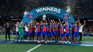 Football briefing: Champions League Winners PSG Down Aston Villa To Retain UEFA Super Cup