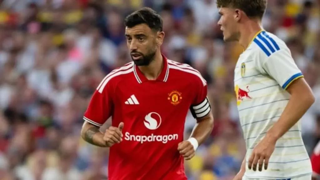 Football briefing: Watch: Pitch Invaders Take Selfies With Bruno Fernandes During Manchester United Friendly