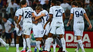 Hakan Calhanoglu's early strike earned Inter Milan a 1-0 victory at Cagliari on Sunday as they