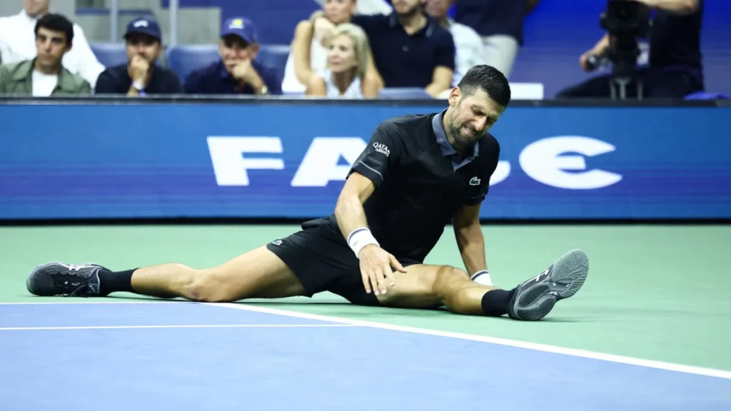 Novak Djokovic's chase for his 25th major title ended in a shock first-round defeat