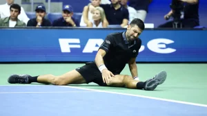 Novak Djokovic's chase for his 25th major title ended in a shock first-round defeat