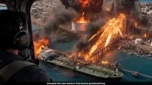Trump's New AI Video Attack — 'Kharg Island Being Blown To Smithereens'
