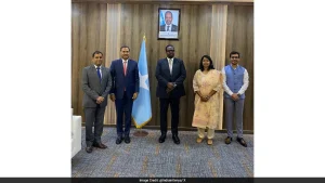 The discussions took place as Ambassador-designate to Somalia, Adarsh Swaika, called on Deputy Prime