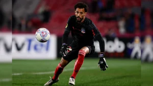 Goalkeeper Vozinha - who starred during Cape Verde's World Cup debut - finally made his first