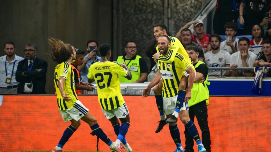Goals from Vedat Muriqi and English defender Archie Brown helped Fenerbahce surprises Lyon