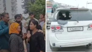 A group of leaders from the Cockroach Janta Party (CJP) faced violence during a recent visit