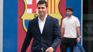 Barcelona made official the signing of Spain captain Rodri on Tuesday, adding the World Cup's best