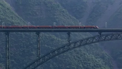 The Katra-Srinagar Vande Bharat Express has reached a significant milestone by hitting a speed of nearly