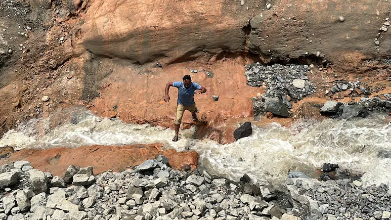 Residents said the monsoon effectively leaves the village cut off