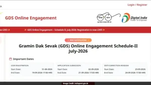 The Department of Posts has opened the One-Time Registration (OTR) process for India Post GDS
