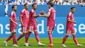 Kylian Mbappe was among the scorers, while new signing Yan Diomande also made his club debut during Real