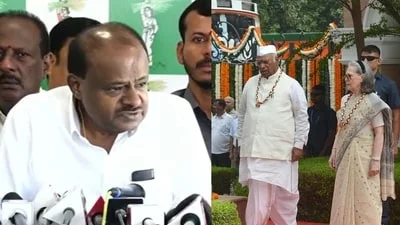 Union Minister HD Kumaraswamy has intensified his criticism of Congress leader Sonia Gandhi, questioning