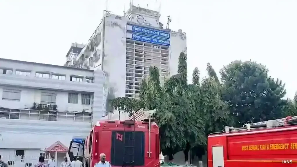 It is learnt that the fire broke out on the second floor of the Air Traffic Control (ATC) building