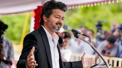 Tamil Nadu chief minister C Joseph Vijay, who delivered his first Independence Day speech from the Fort