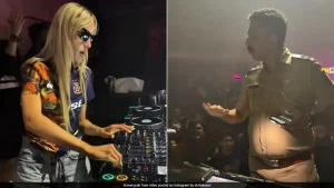 POV: You're 50 minutes into your set in Mumbai and the police finally found the OFF button", she posted