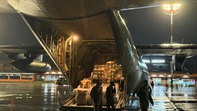 New Delhi has now rushed more than 68 tonnes of emergency relief supplies to the neighbouring