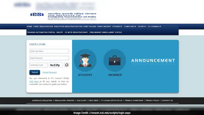 CSI CS Executive, Professional December 2026 Enrollment Process Begins: result and decisive moments