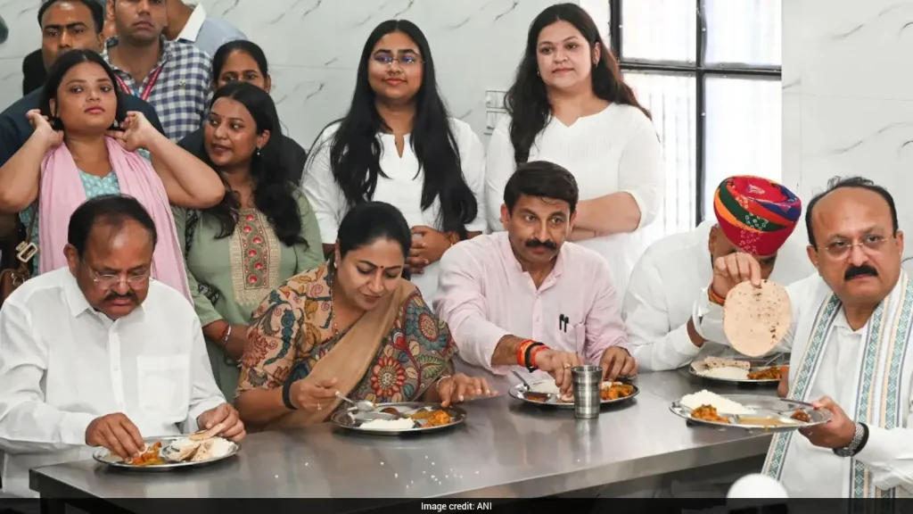 Under the scheme, one of the canteens has been opened in the Delhi University campus area